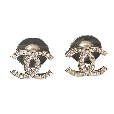 boucles d oreille chanel|boucle d'oreille chanel femme.